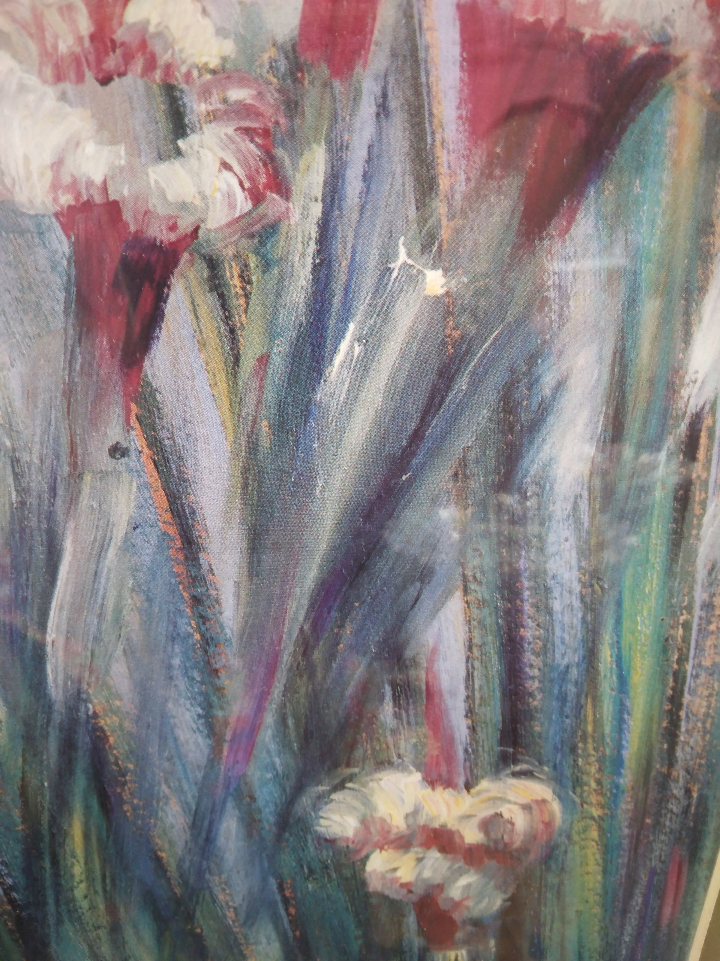 グレッグ・シングリー Greg Singley 油彩画 Greg Singley Wild Irises Decorative Framed Impressionist Print